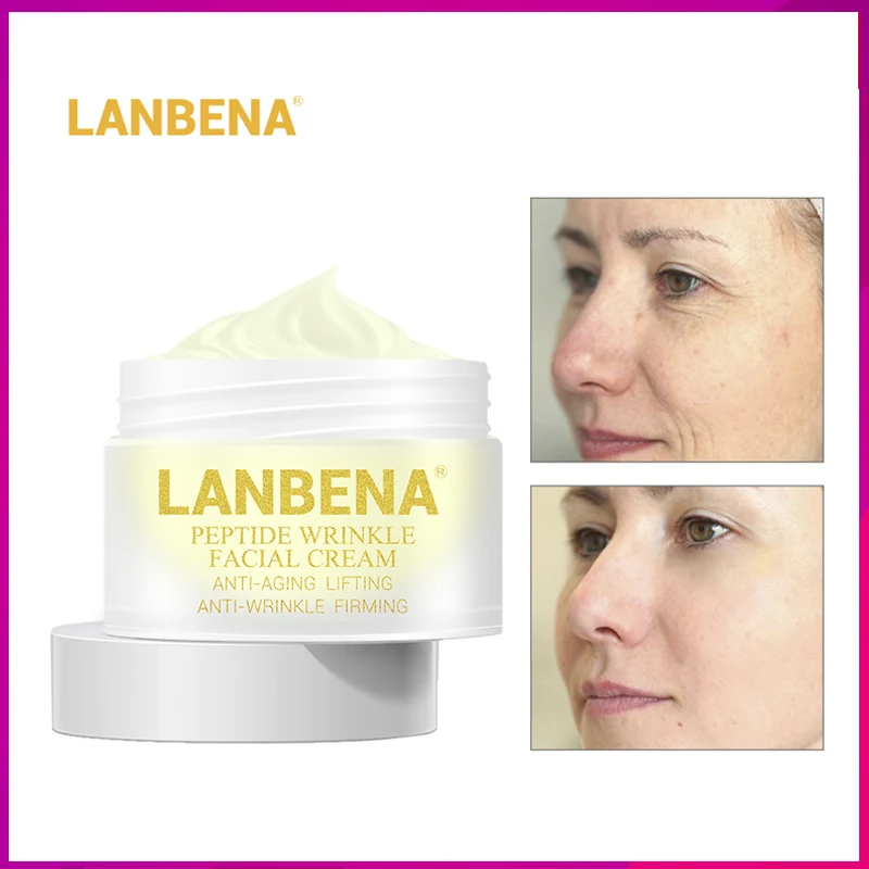 

LANBENA Peptide face cream Anti Wrinkle Face Lifting facial cream Anti- aging skin care cream compacting Whitening face gel