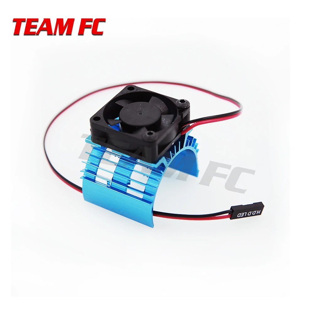 Alum Heat Sink DC5V Dual Fan Cooling Blue Fit RC HSP Models 540//550 Motor 3650