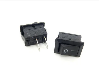 На Выкл Лодка кулисный переключатель KCD1-101 10*15 мм 117 S 2 Pin 250 В 3A 125 6A кнопочные