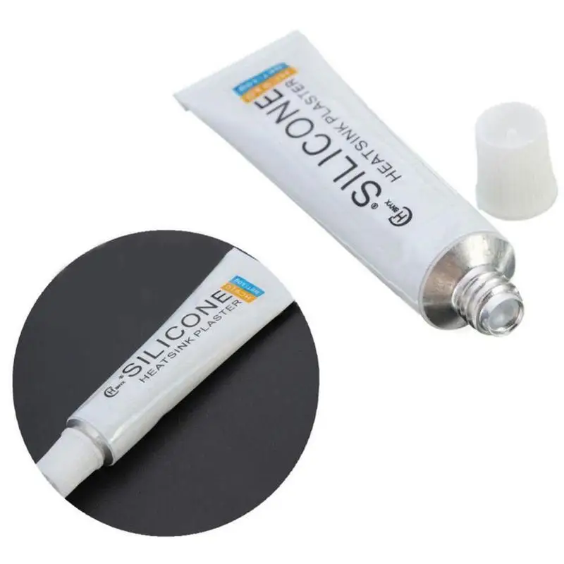 10g Hc-910 Mini Toothpaste Tube Silicone-conducting Hot Adhesive Tube Radiator Heat-guided Heat Bonding Curing