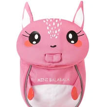 Мини-рюкзак Balabala для детей, рюкзак с 3D рисунком животных, анти-потеря, школьный ранец, ранец для маленьких мальчиков и девочек, школьные сумки для детского сада