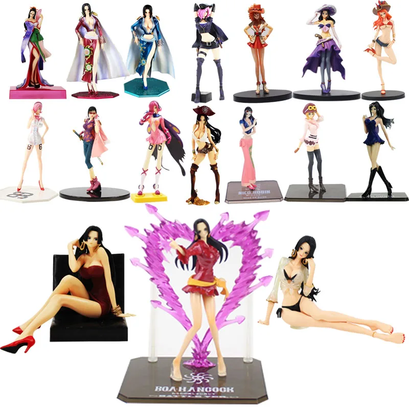 17 стилей цельная фигурка ханбоа член сексуальные фигурки Vinsmoke Reiju Nami Grandline Lady