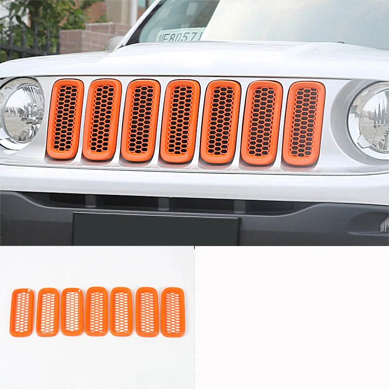 Lsrtw2017 Abs бамперная решетка Aiir впускная сеть для Jeep Renegade - Название цвета: orange 2