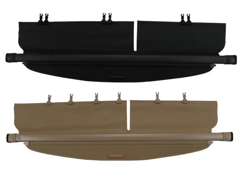 

JIOYNG Car Rear Trunk Security Shield Shade Cargo Cover For Toyota Fielder 2015 2016 2017 2018 (Black, beige)