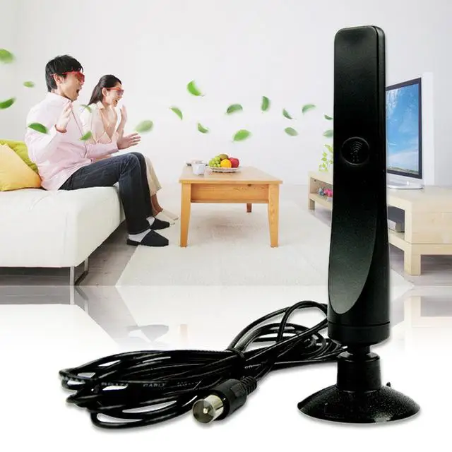 

HobbyLane 12dBi TV Antenna for DVB-T TV HDTV Digital Freeview HDTV Antenna TV Coaxial Male connector d15