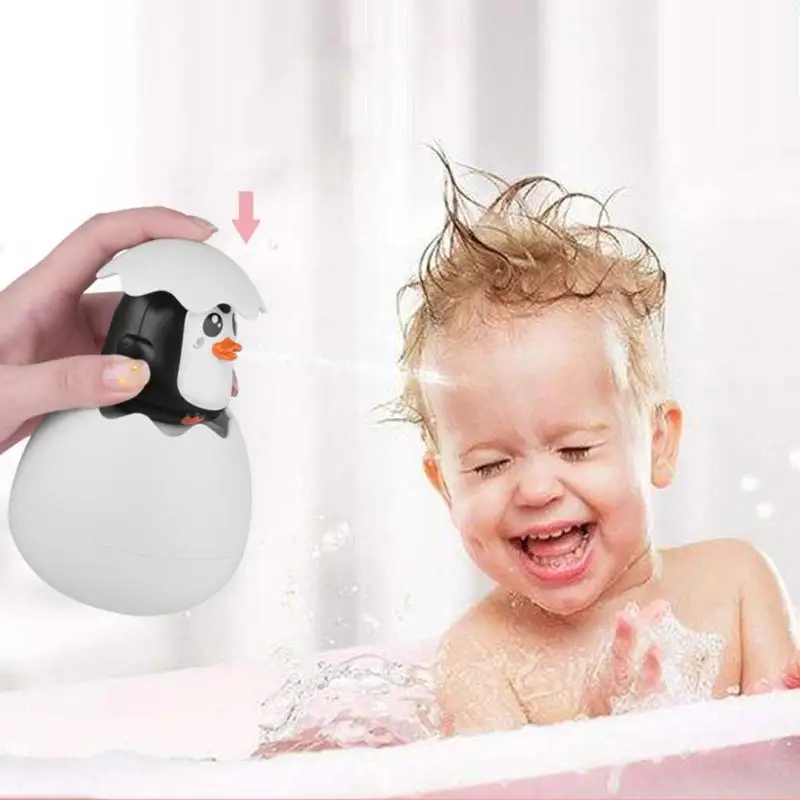 Милые животные пляжная Ванна Игрушка отличная ABS спринклерная вода брызгающая игрушка для детей Младенцы расширение 140X90 мм статическая