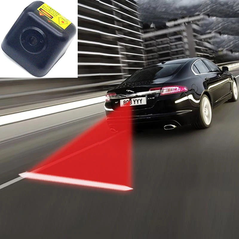 

Anti Collision Laser Fog Light Security System for Car Motor Truck Tractor 12v Offroad Laser Anti Fog Rain Warning Light IP67