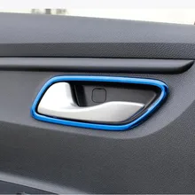 Для Kia Rio 4 X-Line внутренняя дверная вытяжная крышка внутренняя чаша круглая Автомобильная-Стайлинг интерьерные молдинги аксессуары часть