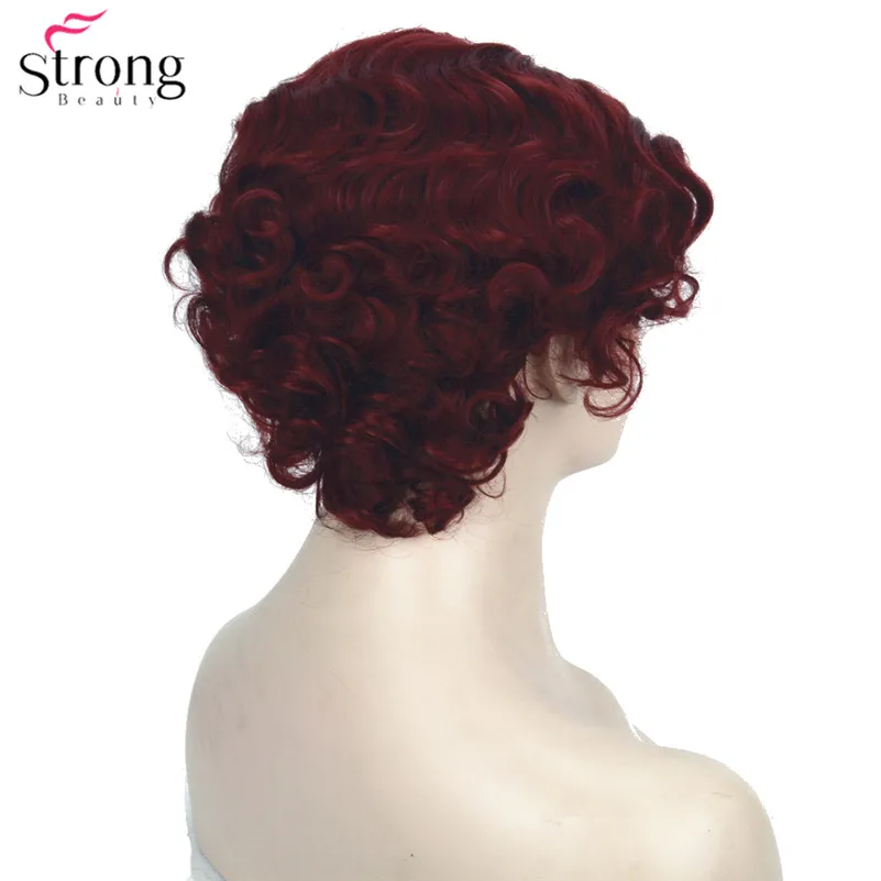 TY 321 #BUG Flapper Wig  Burgundy Retro wigs (6)