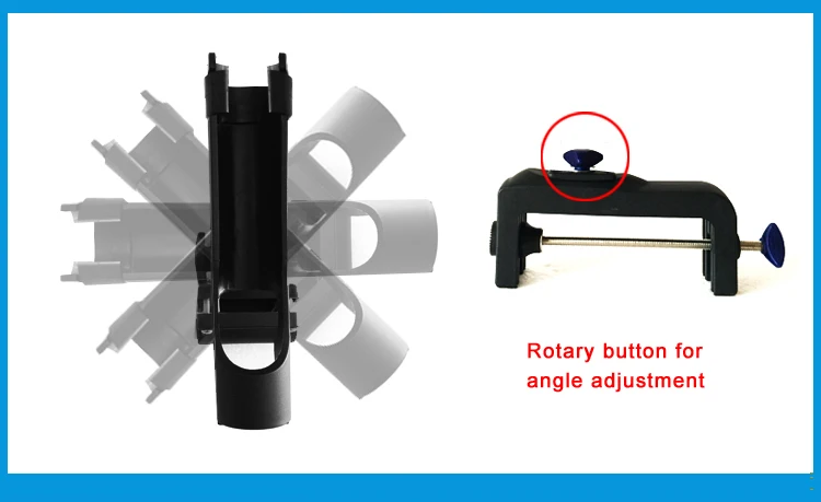 2 шт., 360 градусов, регулируемые держатели удочек, зажим на съемном каяке, лодке, опорный кронштейн для удочки