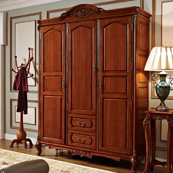

Home Furniture Solid Wood Impressive Beautiful Solid Wood Wardrobe Closet