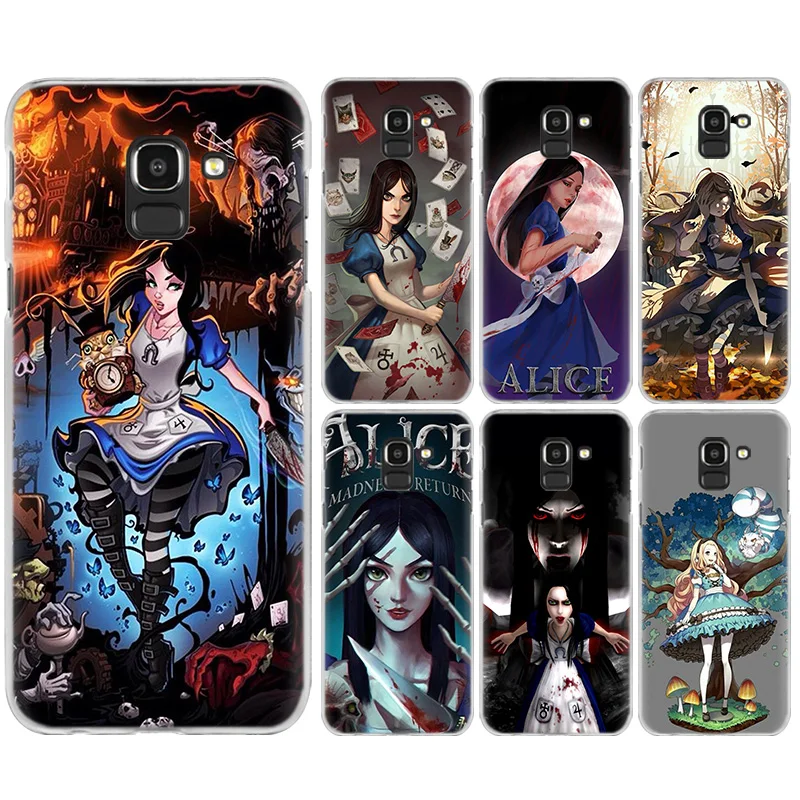 

Case Cover for Samsung Galaxy A50 A30 A10 S10e S10 Plus A9 A8 A7 A6 Plus 2018 Star Lite M30 M20 M10 Alice Madness Returns Girls