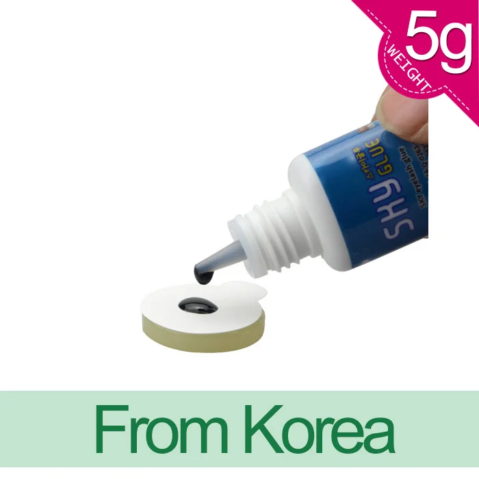 5 мл небо клей для наращивания ресниц быстрое высыхание ресниц Клей для накладных ресниц из Кореи клей длится более 4-6 недель