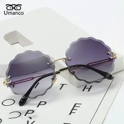 Umanco 2019 Модные солнцезащитные очки Для женщин Для мужчин Симпатичные солнцезащитные очки розовый/черный женский мужской Открытый