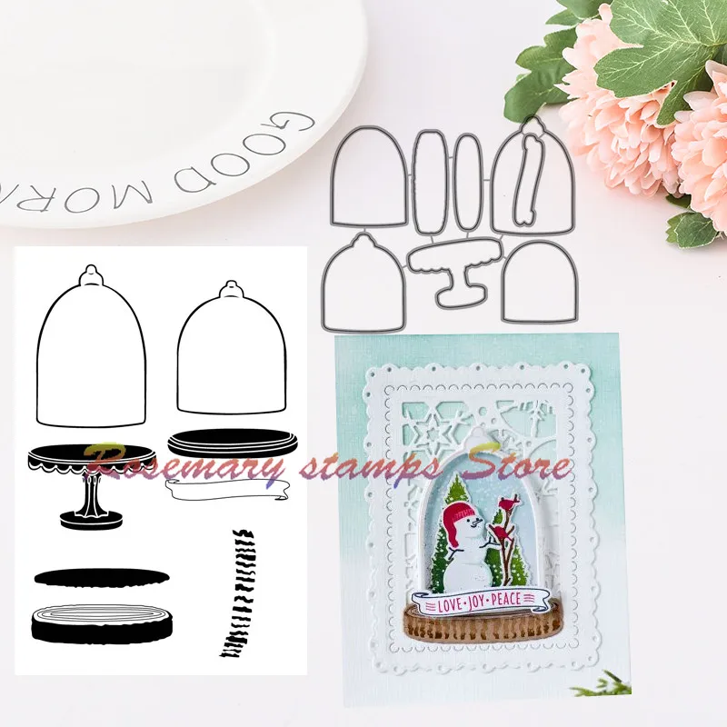 Buy Rosemary stamps Cloche Quarters Metal Cutting Dies