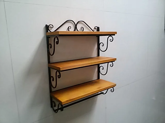 American Country Wrought Iron Wood Wall Mount Shelf Shelves American Country Wrought Iron Wood Wall Mount Shelf Shelves Bathroom Towel Rack Perfume