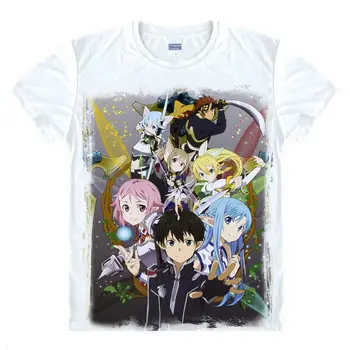 

Gun Gale Online GGO T-Shirt Asuna Shirt Fashion printed t-shirts Anime Collection kawaii dress summer t-shirts Japanese Anime a