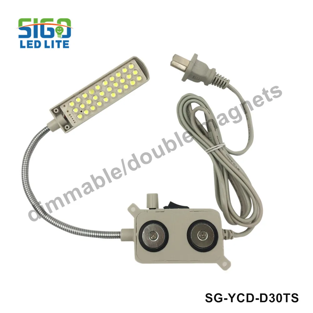 

Free Shipping D30TS-2W Dimmable LED Sewing Machine Light Working Gooseneck Lamp Industrial Sewing Machine Home Workin