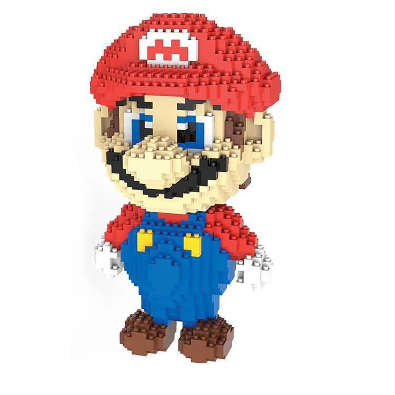 

Kids Education Toys Mini Nano block For Kids' Special Gift Cartoon Figure Super Mario Model Building Blocks Toy 31cm 4500pcs