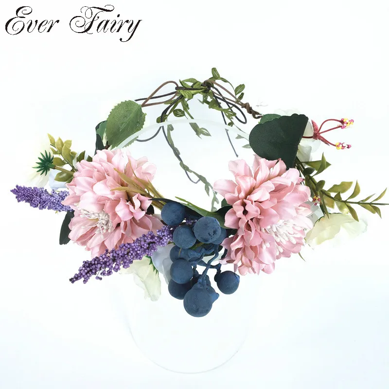 

Bridal Flower Hair Accessories Flower Crown Wedding Headband Floral 2019 NEW Arrival