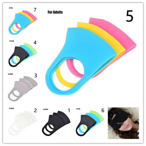 

3PCS/1PCS Cotton Blend Anti Dust Mouth Mask Reusable Black Nose Protection Face Mouth Mask Masks For Man Woman