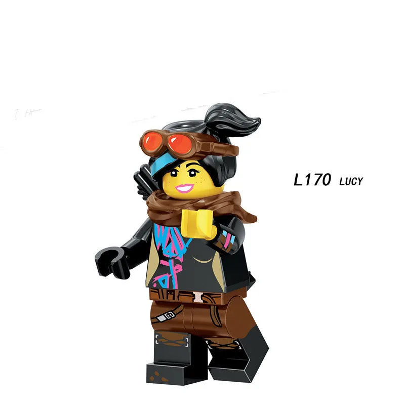 

Single Sale Compatible LegoINGlys Cartoon Big Movie 2 TEMPO SHARKIRA WARRIOR LUCY Figure Bricks Building Blocks Toys Boys Gift