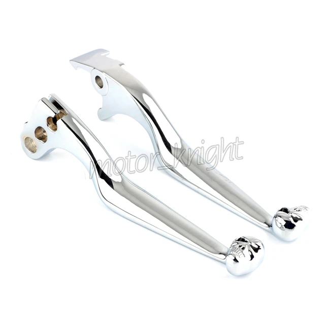 $US $13.06  Black Chrome Skull Motorcycle Brake Clutch Lever for Honda Shadow 600 750 1100/VTX1300 03-10/Magna7