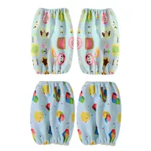 1 пара, Милая зимняя одежда с рисунком из мультфильма для маленьких детей, противоображающийся защитный чехол с рукавами для детей, студентов