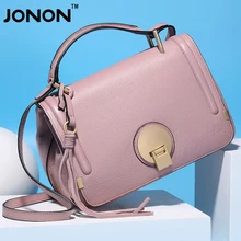 Jonon Women Leather Handbags Fashion Messenger Bag Famous Brands Hot Sale Totes Women Crossbody Bags High Quality Flap Bolsas
