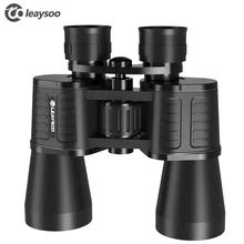 LEAYSOO 10X50 Professional Binocular Waterproof Low light level night vision Moonpit in sight Telescope NO infrared