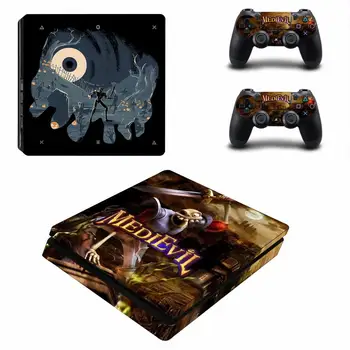 

Game Medievil PS4 Slim Skin Sticker For PlayStation 4 Console and Controller Decal PS4 Slim Skin Sticker Vinyl