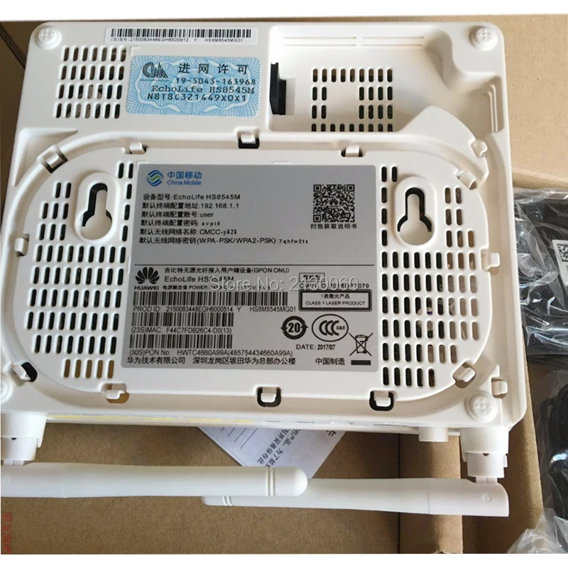 Hs8545m huawei HS8545M GPON ONU ONT HS8545M 1GE + 3FE + 1 подсветка комбо + usb + внешняя антенна wifi так же, как и F623 v6.0