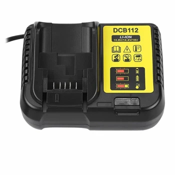

Charger Powstro 100V-240V Li-Ion Battery Charger For DCB115/DCB118/ DCB120/DCB127 Fast Power Charging Digital LCD Display