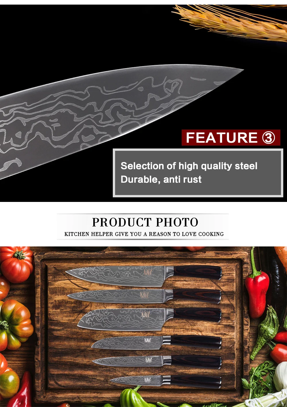 XYj японский Santoku кухонный нож поварские ножи 7Cr17mov Нож из нержавеющей стали нож для резки мяса лосося овощные Ножи Инструмент для приготовления пищи