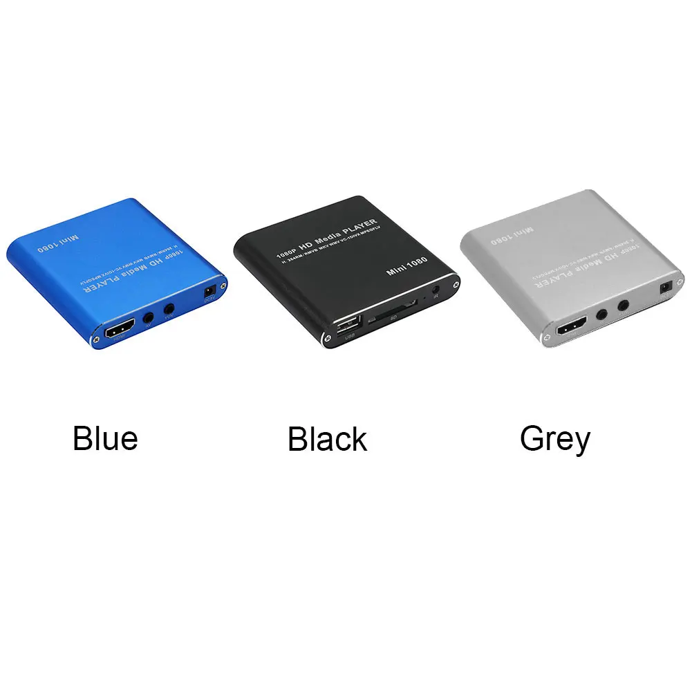  1080 medios de comunicación anfitrión Mini MMC Casa de Audio USB suave decodificación MKV AVI liger