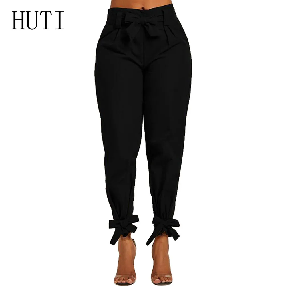 HUTI High Waist Pants Women Casual Streetwear Punk Black Green Cargo Pants Women Capris Trousers Summer New Fashion Femme Pants HUTI High Waist Pants Women Casual Streetwear Punk Black Green Cargo Pants Women Capris Trousers Summer New Fashion Femme Pants