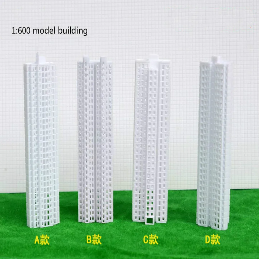 

10pcs/lot Model high building 1/600 scale building for train layout architectures and kits toys