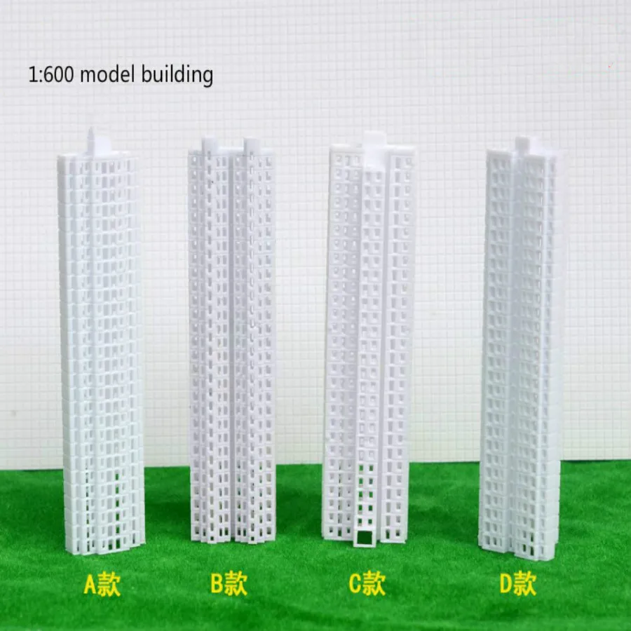 10 шт./лот Модель высокого здания 1/600 весы здания для поезда Макет архитектуры и наборы игрушечные лошадки