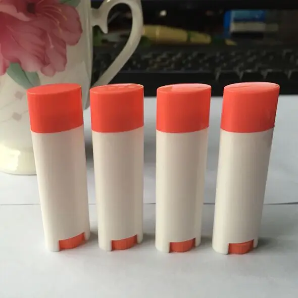 Lot of 100pcs Oval Lip Balm Tube 4.5g 0.15oz Deodorant Container Lotion
