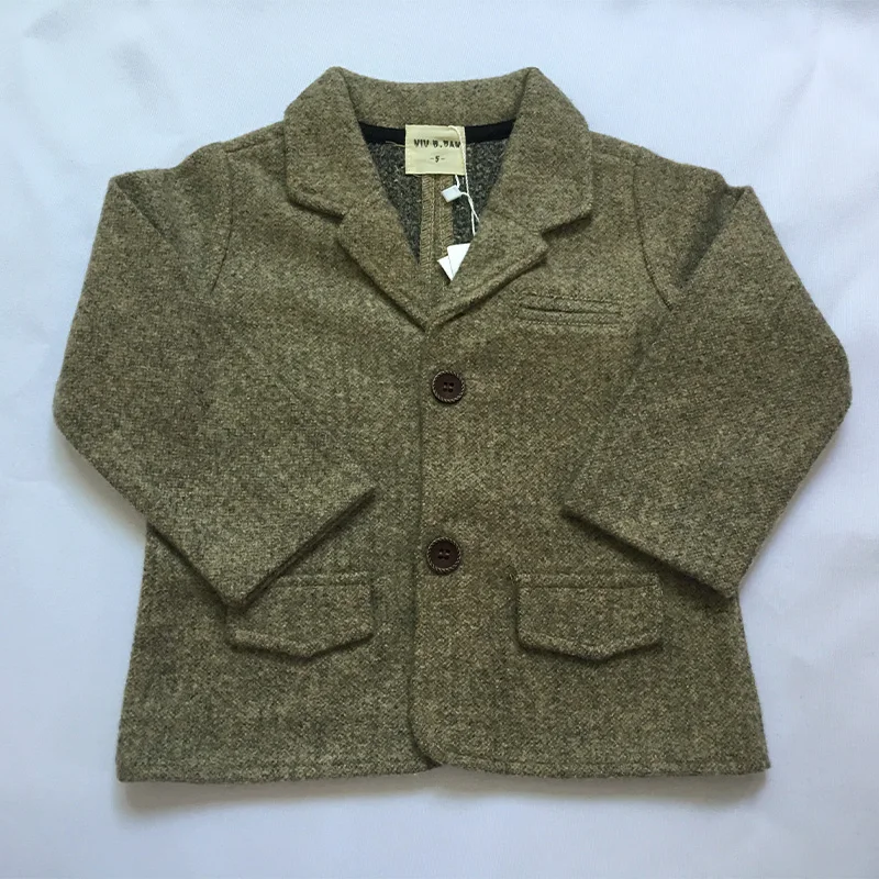 

Boys Blazer Jacket Children Kids Suits For Wedding Prom Formal Spring Autumn Wedding Dress Boy Suits Wool Cotton Blending Suits