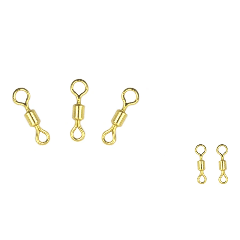 Fishing Connector 10pcs/lot American Ring 8 Fishing Gear  6# 8# 10#  Professional Fishing Tackle Fishing Terminal Tackle jooyoo