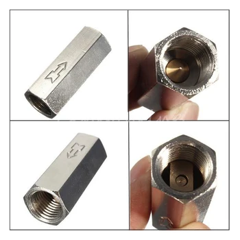 

Top List Brass 1/4'' Threaded BSPP Female Full Port One Way Air Check Gas Oil Water Valve