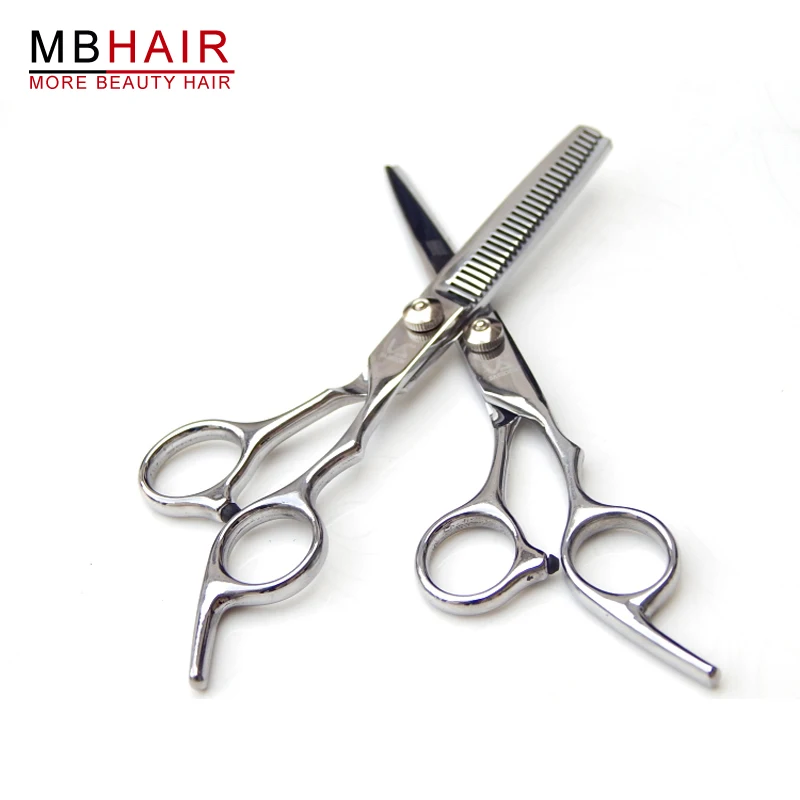 2PCS Professional Hair Scissors Teeth Thining Scissor Flat Shears