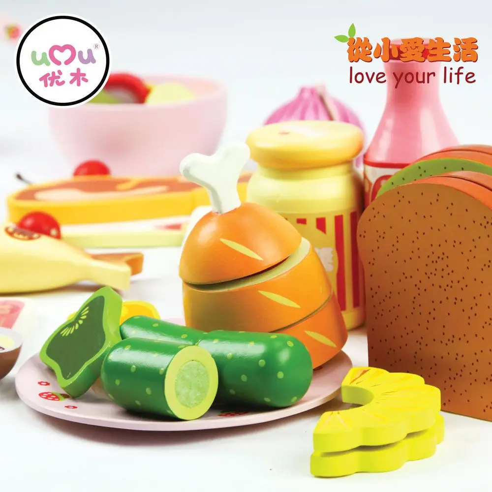 

superba wooden kitchen toy educational cut for fun