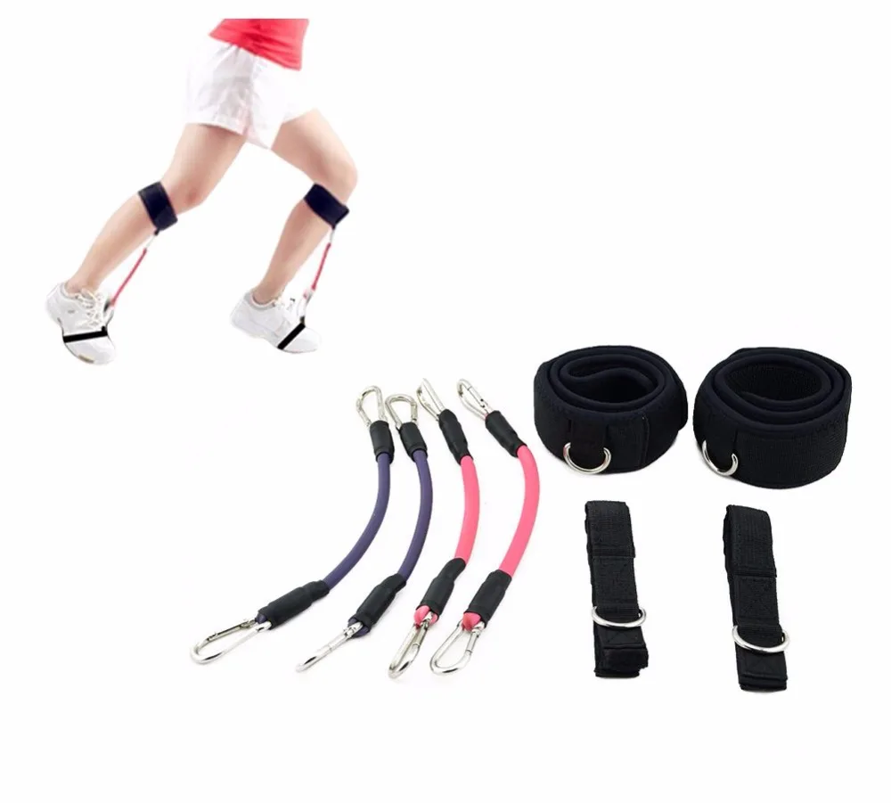 

8 Pcs/Set Fitness Latex Resistance Bands Crossfit Calf Jumping Training Elastic Tubes Leg Shank Workout Exercise Rubber Bands