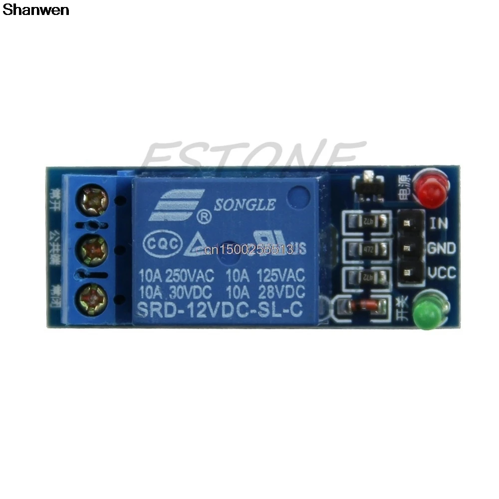1 Channel 12V Relay Module High Level Trigger Expansion Board for