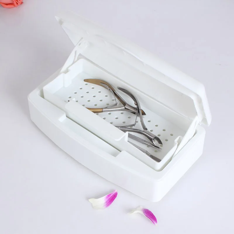 

Sterilizing Tray Esterelizador Salao De Beleza Sterilizer Tray Box White Disinfection Layer Sterilizer for Manicure Tools