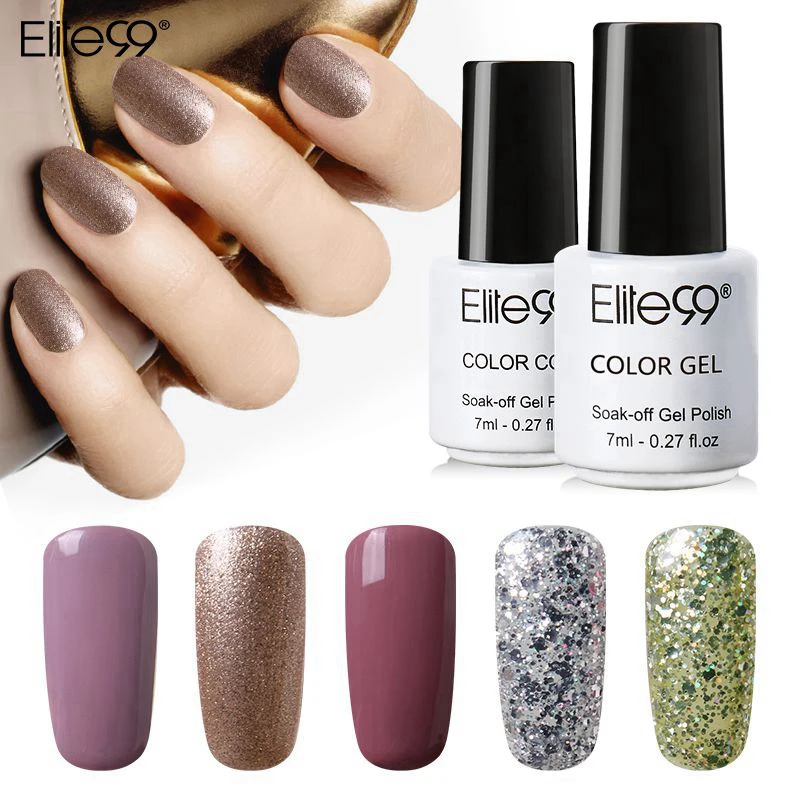 

Elite99 7ml Nail Polish Gorgeous Color Nail Gel Polish Vernis Semi Permanent Gel Lacquer Soak Off Nail Varnishes Gelpolish