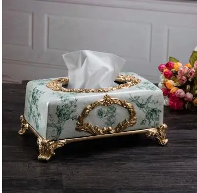 

Beautiful tissue box, home office restaurant, desktop decoration