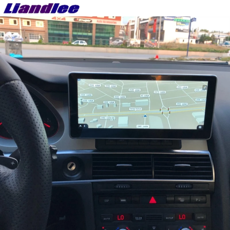 Liandlee автомобильный мультимедийный плеер NAVI для Audi Q7 4L V12 2005~ MMI 4G ram CarPlay 10,2" Радио Стерео gps экран навигация